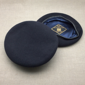 Silk Lined Navy Beret