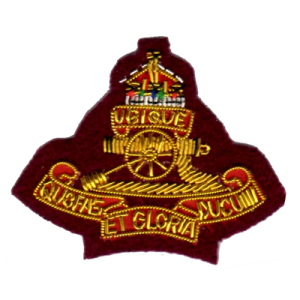Royal Artillery Para Cloth Cap Badge