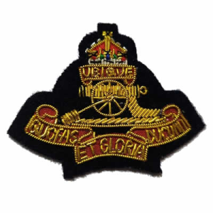 Royal Artillery Cloth Cap Badge