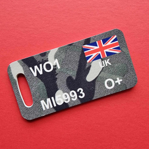 Printed Zap LUGGAGE Tag